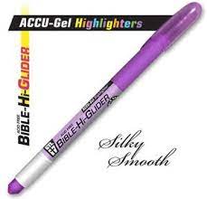 Gel Bible Highlighter, Violet