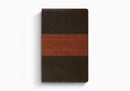 ESV Large Print Personal Size Bible, Red Letter, Forest/Tan