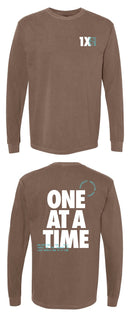 Long Sleeve T-Shirt, One At A Time, Espresso