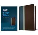 NLT Study Bible, Blue/Brown