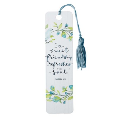 Sweet Friendship Bookmark with Tassel