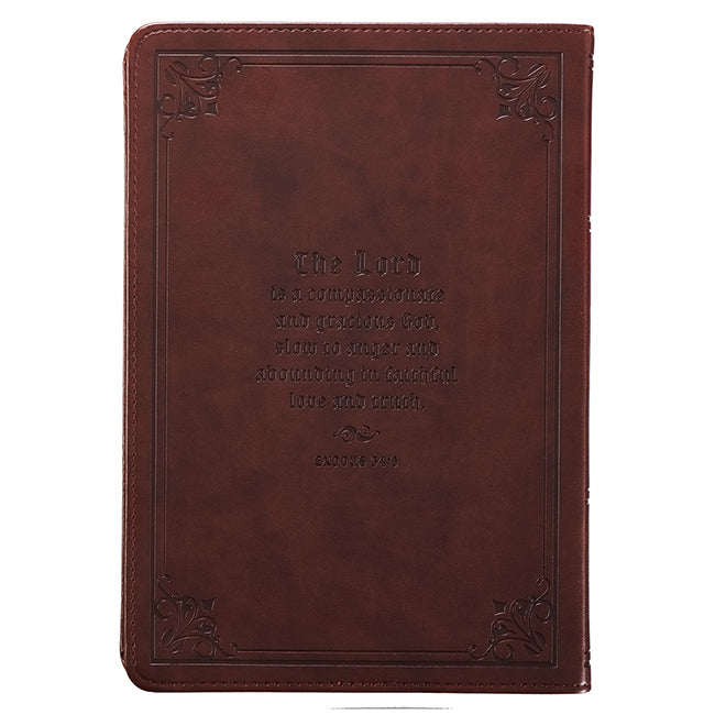 Names of God Journal, Lux Leather, Brown