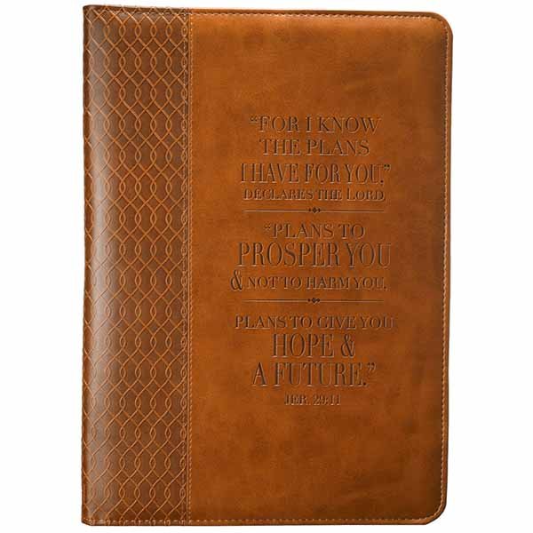 For I Know the Plans, Journal, Brown, Handy Size