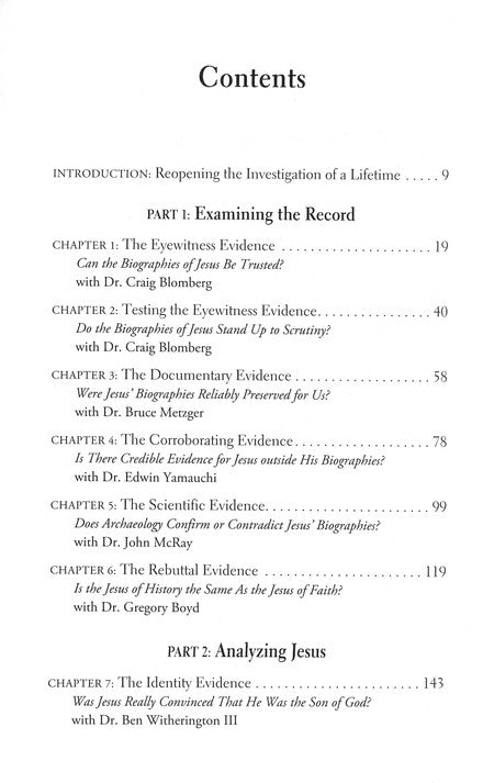Case for Christ: A Journalist's Personal Investigation of the Evidence for Jesus