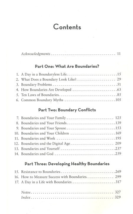 Boundaries: When to Say Yes, How to Say No to Take Control of Your Life