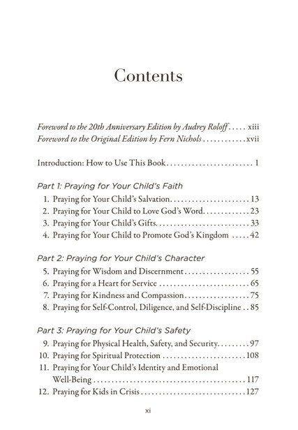 Praying the Scriptures for Your Children