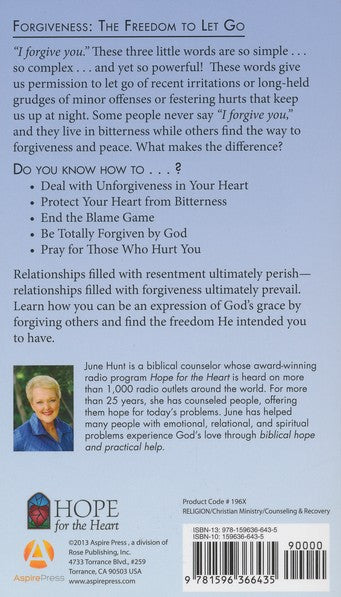 Forgiveness: The Freedom To Let Go