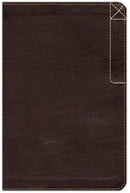 NLT Every Mans Bible Deluxe Explorer Edition, Dark Brown