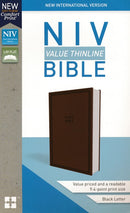NIV Value Thinline Bible, Brown