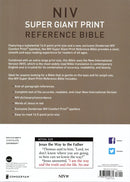 NIV Super-Giant Print Reference Bible, Brown
