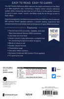 NIV Comfort Print Thinline Reference Bible, Black