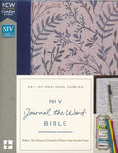 NIV Comfort Print Journal The Word Bible, Pink Floral