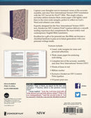 NIV Comfort Print Journal The Word Bible, Pink Floral