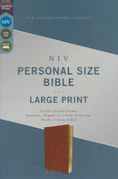 NIV Personal-Size Large-Print Bible, Brown