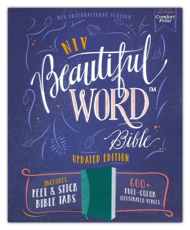 NIV Beautiful Word Bible, Updated Edition, Teal