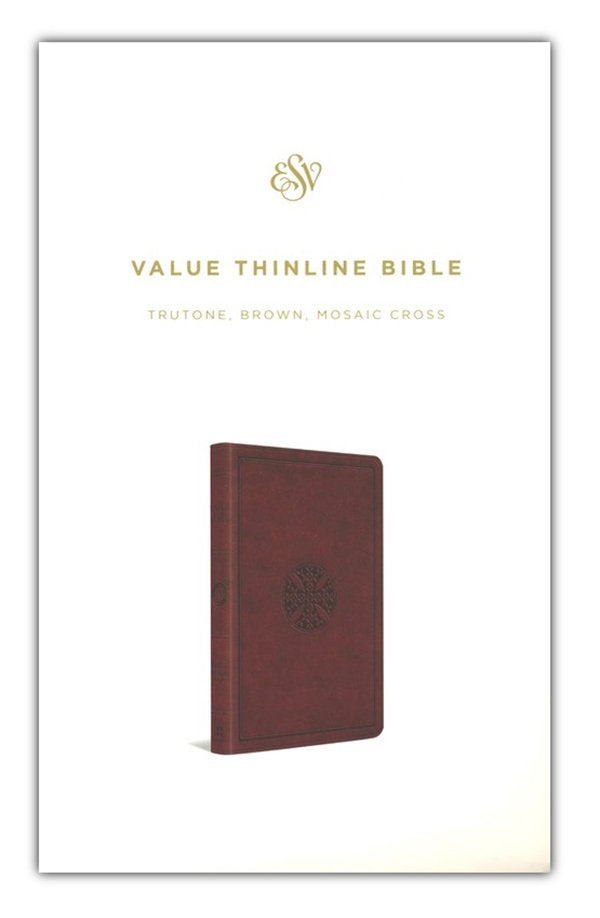 ESV Value Thinline Bible, Brown