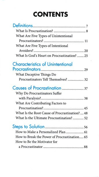 Procrastination: Preventing The Decay Of Delay