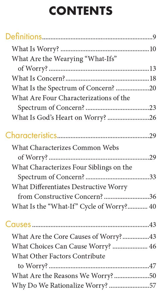 Worry: The Joy Stealer