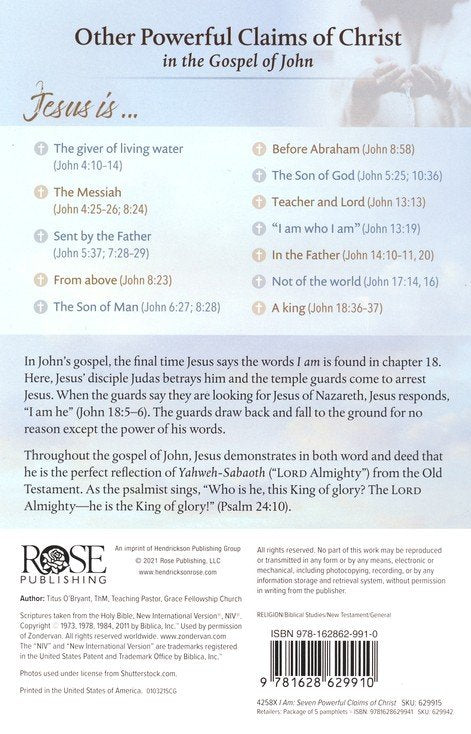 I Am: Seven Powerful Claims of Christ --Pamphlet