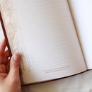 Path of Life Slimline LuxLeather Journal, Brown