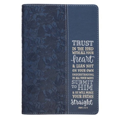 Trust in the Lord Classic Journal, Navy Blue