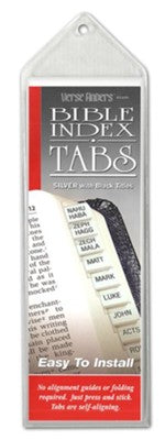 Verse Finders Horizontal, Silver Tabs