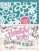 NIV Beautiful Word Coloring Bible for Girls Teal