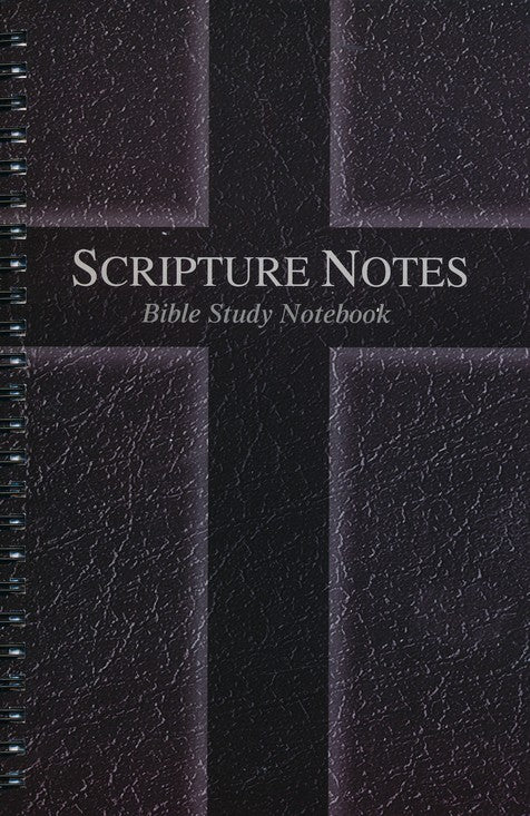 Scripture Notes Bible Study Notebook - Black