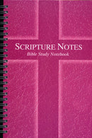 Scripture Notes Bible Study Notebook - Rose