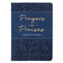 Prayers & Praises Collection of Scripture Prayers, Navy Faux Leather