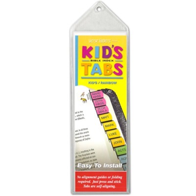 Bible Tabs Kids Rainbow Thin