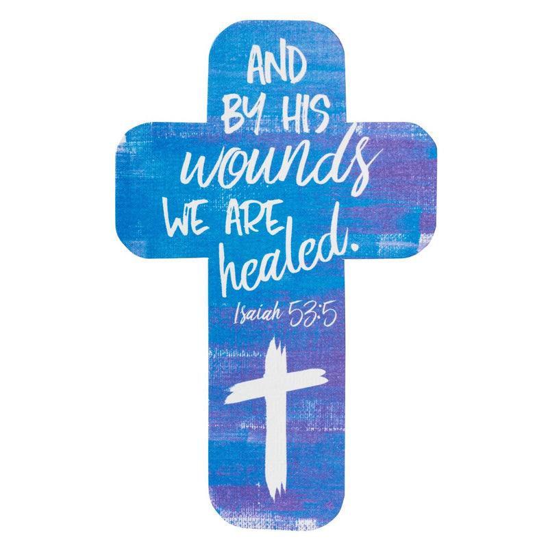 By His Wounds We Are Healed Cross Bookmark - Isaiah 53:5 BMC125